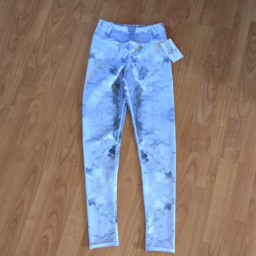 Women's Blue Patterned leggings